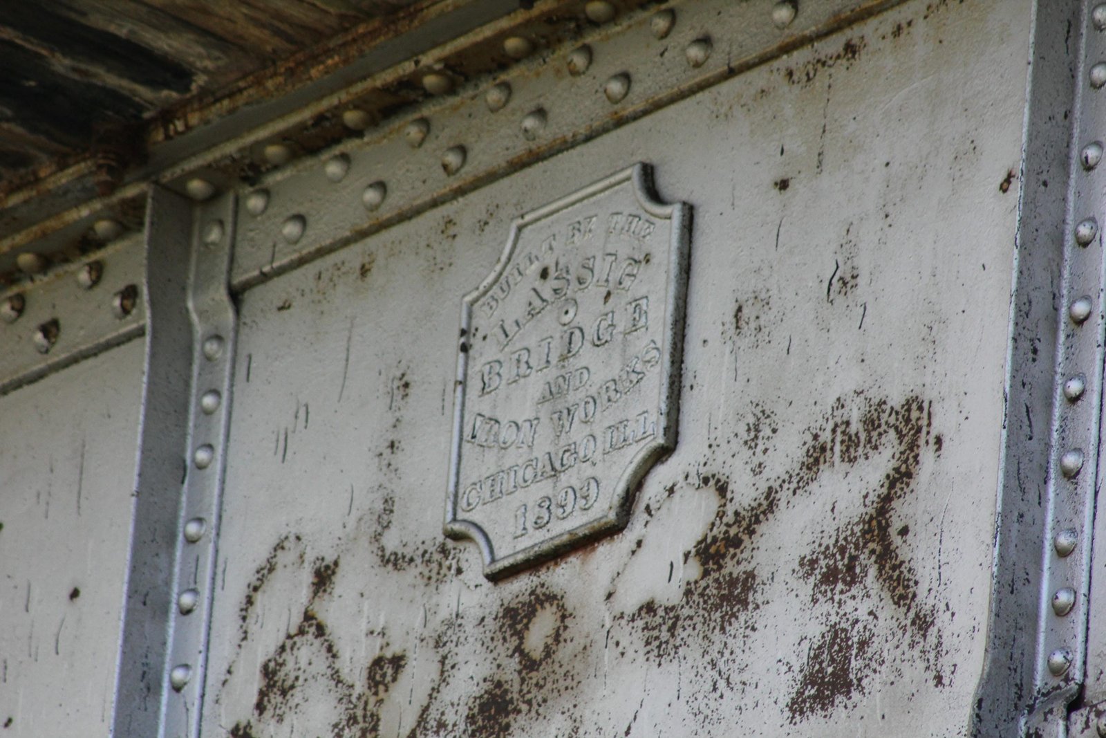 Plaque on east span